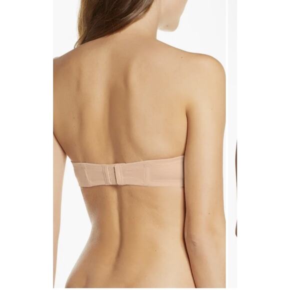 Waco Al Red Carpet Strapless Bra With Straps Natural Nude 36C NWT $76 - Picture 3 of 7